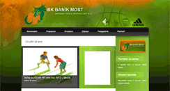 Desktop Screenshot of nfmix2012.basketbalmost.cz